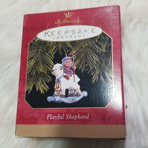 Vintage Hallmark Keepsake Ornament Faithful Shepherd 1997 - Picture 1 of 3